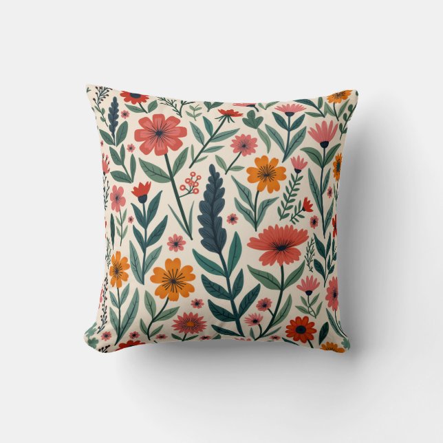 Flower pillow cushion (Front)