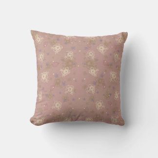 Flower pillow. Throw Cushion