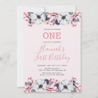 Flower & Pink | First Girl Birthday Party