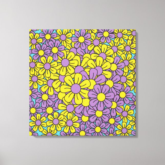 Flower Pop Canvas Print (Front)