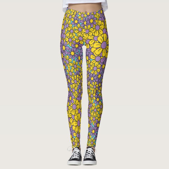 Flower Pop Leggings (Front)