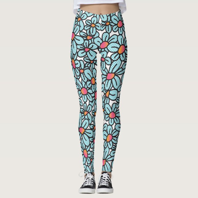 Flower Pop Leggings (Front)