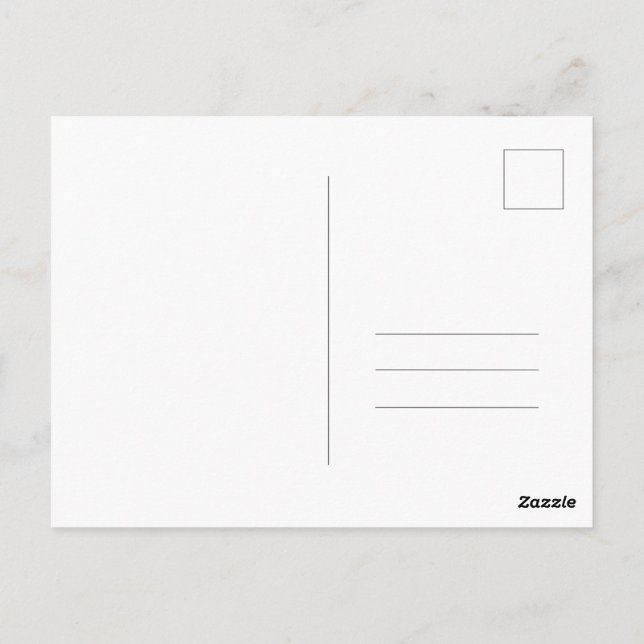 Flower Post Card (Back)