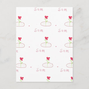 FLOWER POSTCARD
