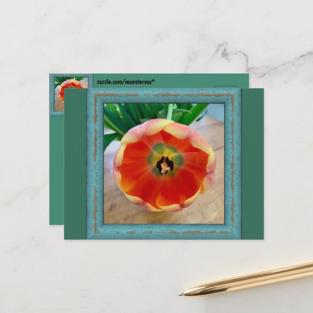 Flower Postcard (Front/Back In Situ)