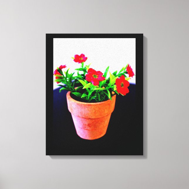 Flower Pot Canvas Print (Front)