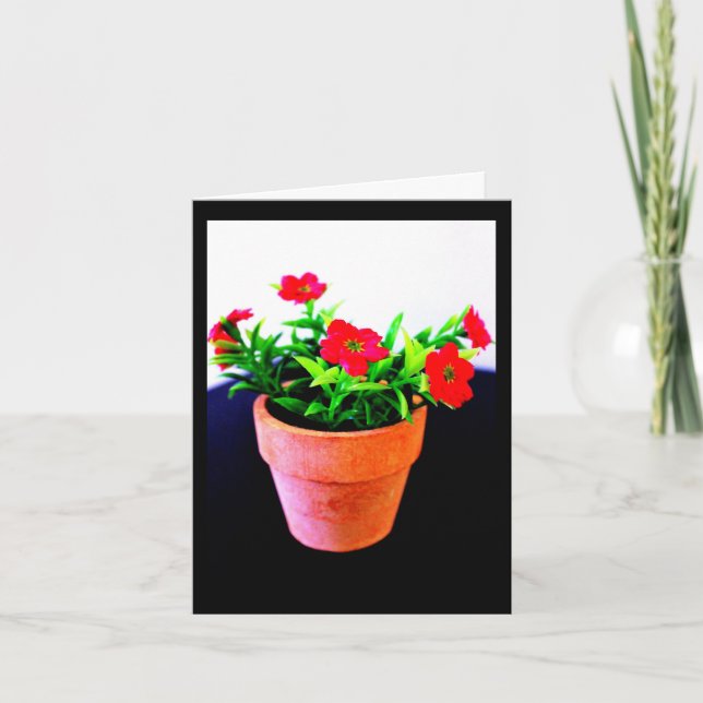 Flower Pot Invitation (Front)