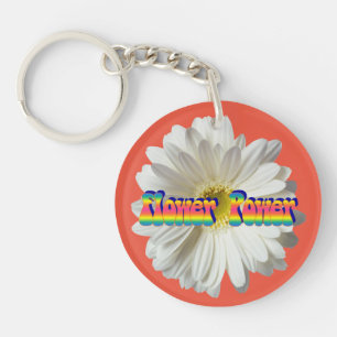 Flower Power 2 Key Ring