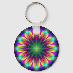 Flower Power 2 Keychain