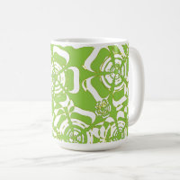 Flower Power 3 Green White Yellow and Black
