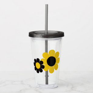 Flower Power Acrylic Tumbler