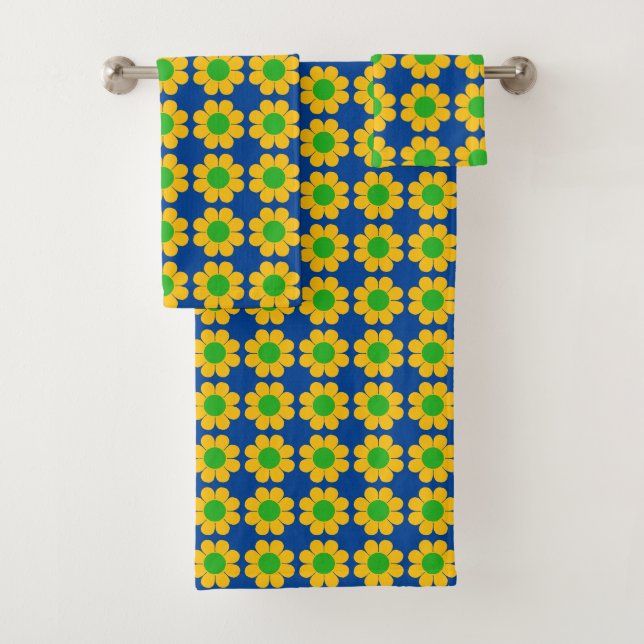 Flower Power Bath Towel Set (Insitu)