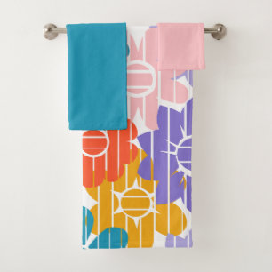 Flower Power Bath Towel Set