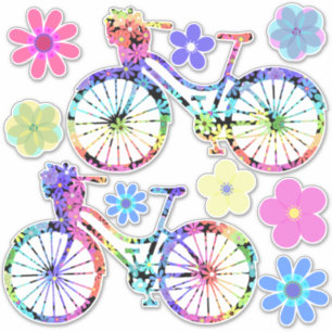 Flower Power Bicycles and Flowers