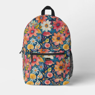 Flower Power Bloomin' Printed Backpack