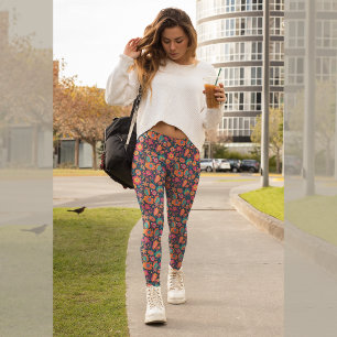 Flower power, bring back the seventies leggings