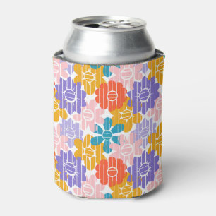 Flower Power Can Cooler