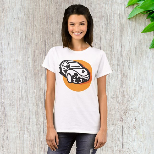 Flower Power Car Cute Hippie Style T-Shirt (Creator Uploaded)