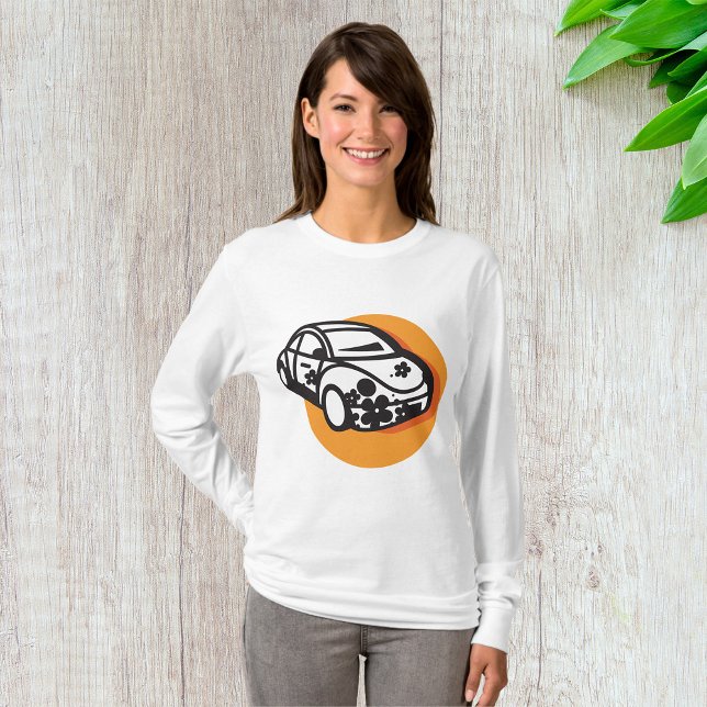 Flower Power Car Cute Hippie Style T-Shirt (Creator Uploaded)