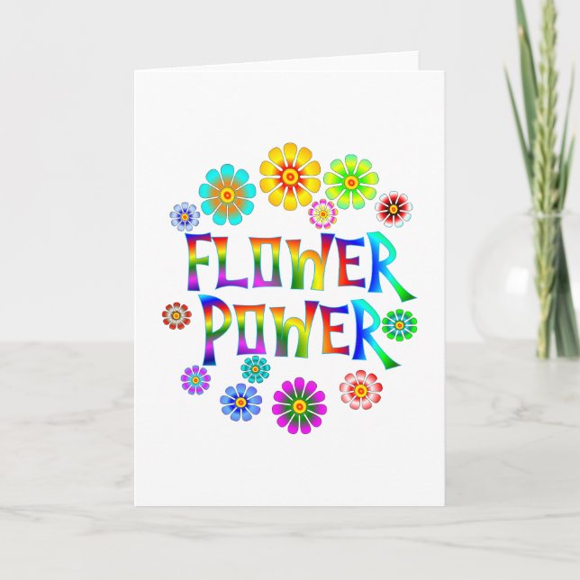 FLOWER POWER CARD (Front)