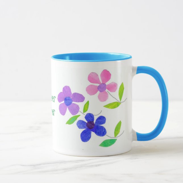 Flower Power Coffee Mug (Right)