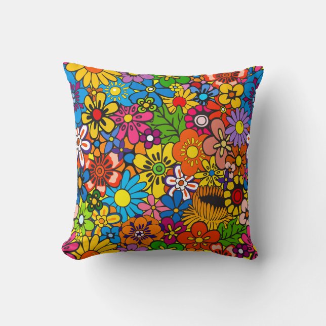 Flower Power! Cushion (Front)