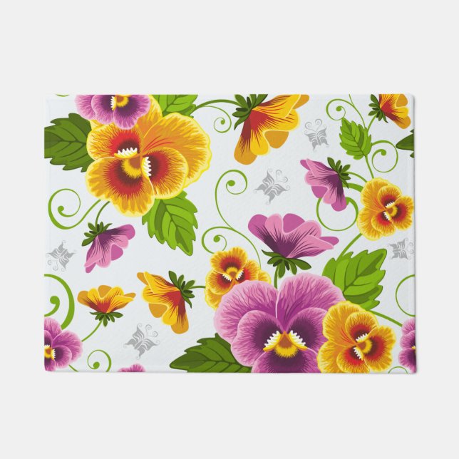 Flower Power Doormat (Front)