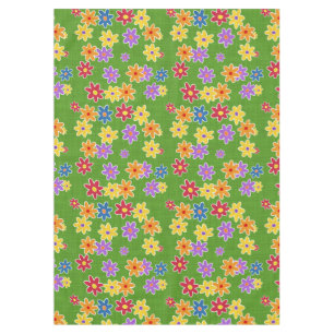 Flower Power Fabric Pattern + your ideas Tablecloth