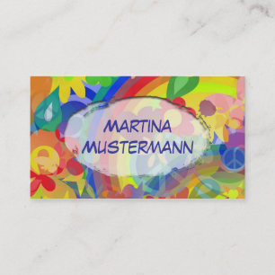 FLOWER POWER FEELING BUSINESS CARD