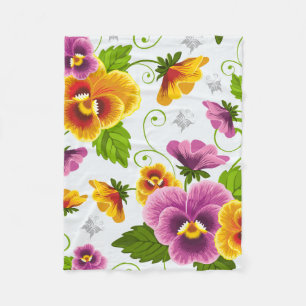 Flower Power Fleece Blanket