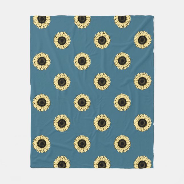 Flower Power | FP-04 |  Fleece Blanket (Front)