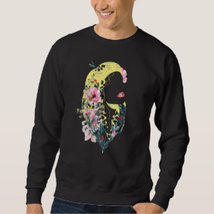 Flower Power Girl  Plants Lady Sweatshirt