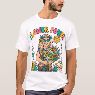 Flower Power Hippie T-Shirt
