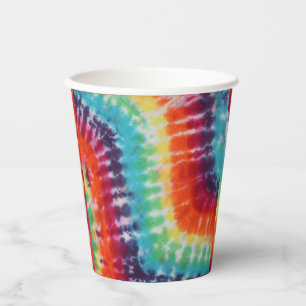 Flower Power Hippie Tie Dye Paper Plates Napkins Paper Cups