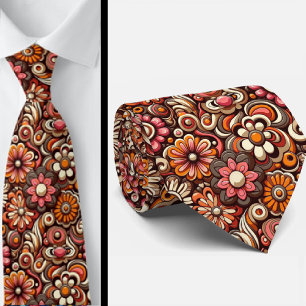 Flower Power Hippy Neck Tie