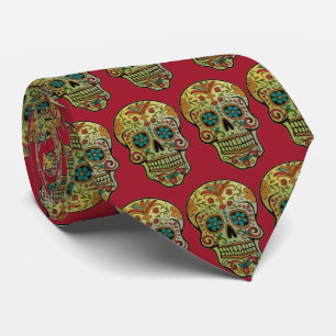 Flower-Power Hippy or Gothic Style  Tie