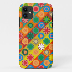 Flower Power in Rows Case-Mate iPhone Case