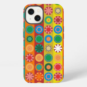 Flower Power in Rows iPhone 13 Case