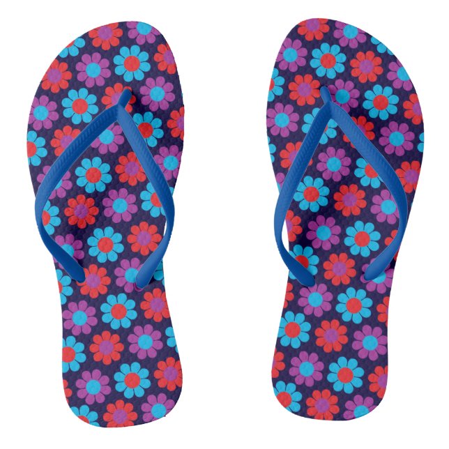 Flower Power Jandals (Footbed)