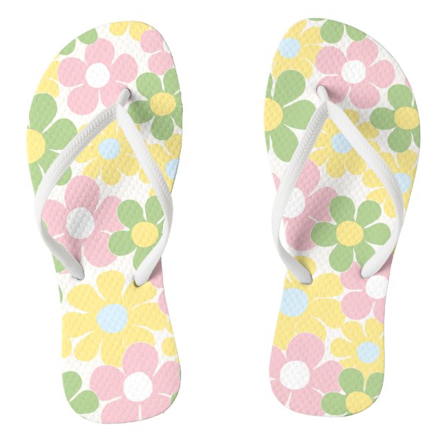 Flower Power Jandals (Footbed)