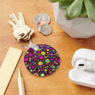 Flower Power Key Ring