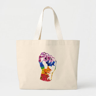 Flower power large tote bag