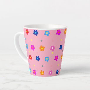 Flower Power Latte Mug