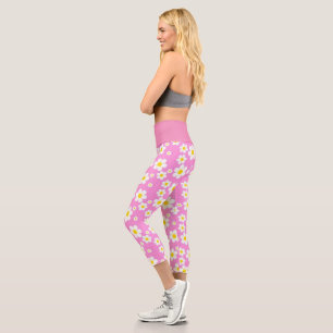 Flower Power Leggings! Capri Leggings