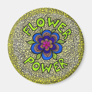 Flower Power Magnet