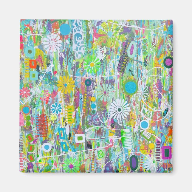Flower Power Magnet (Front)