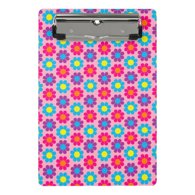 Flower Power Mini Clipboard (Front)