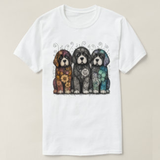 Flower Power Newfies T-Shirt