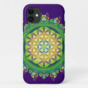 Flower Power of Life / Blume des Lebens Case-Mate iPhone Case