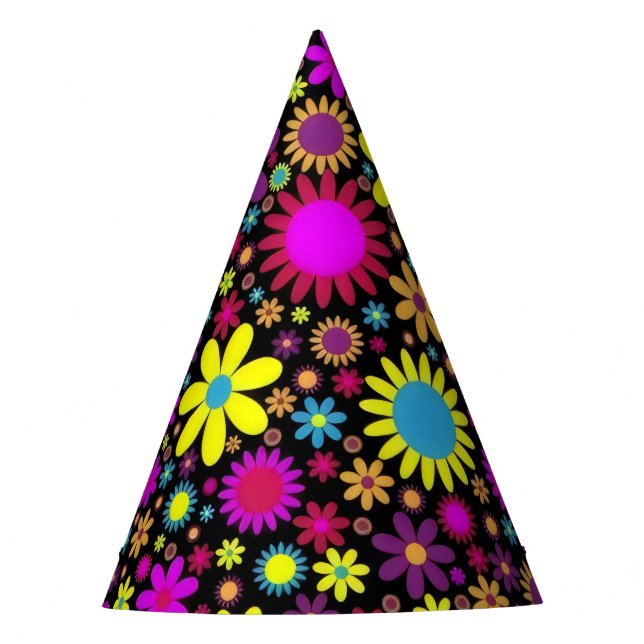 Flower Power Party Hat (Front)